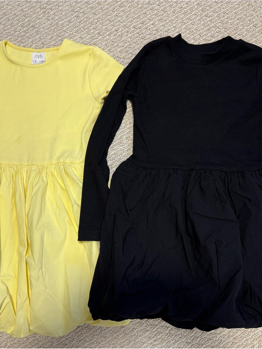 Zara clothes Kids Dresses in Yellow & Black, shorts, shirt